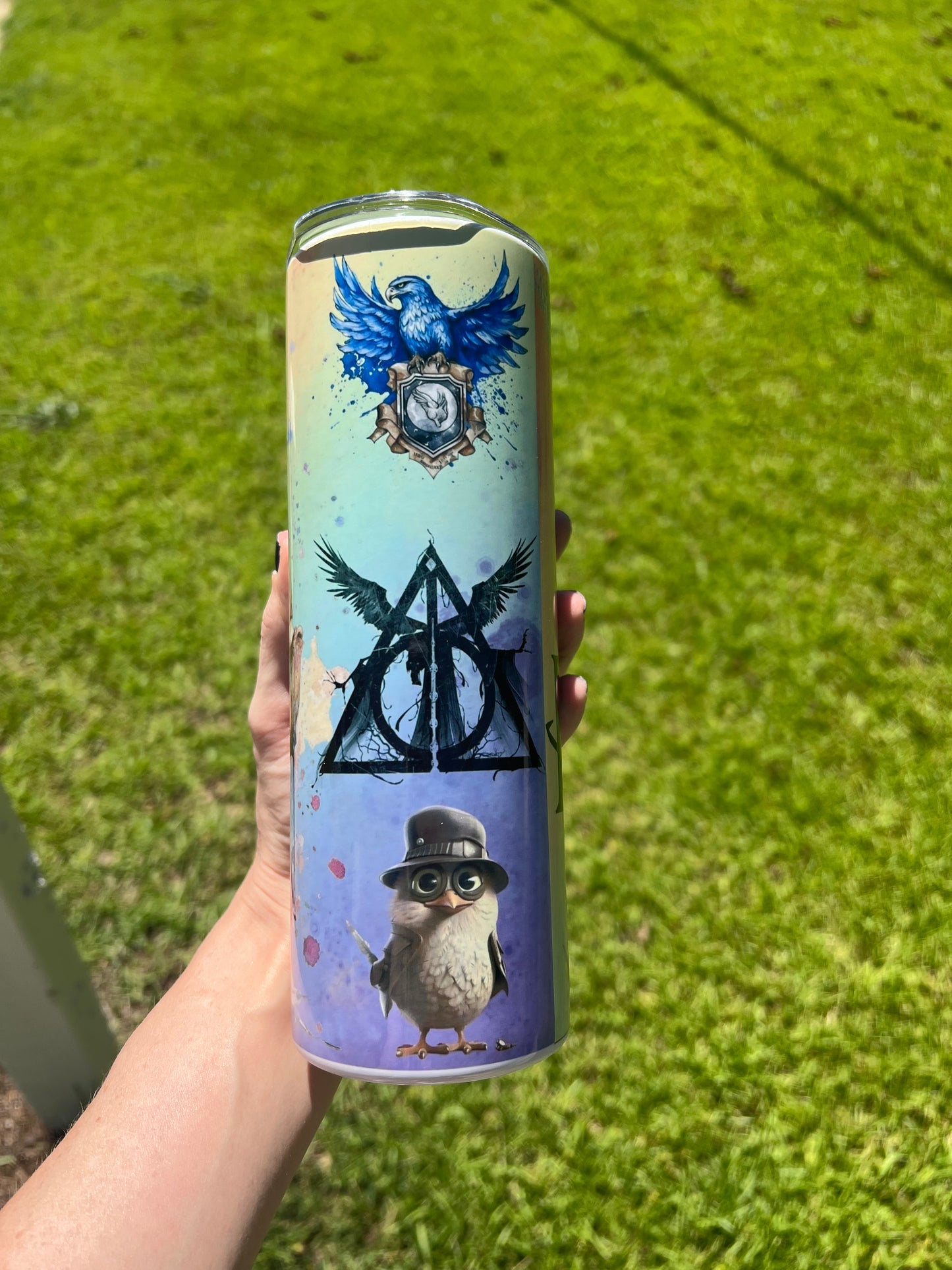 Harry Potter bright colored tumbler