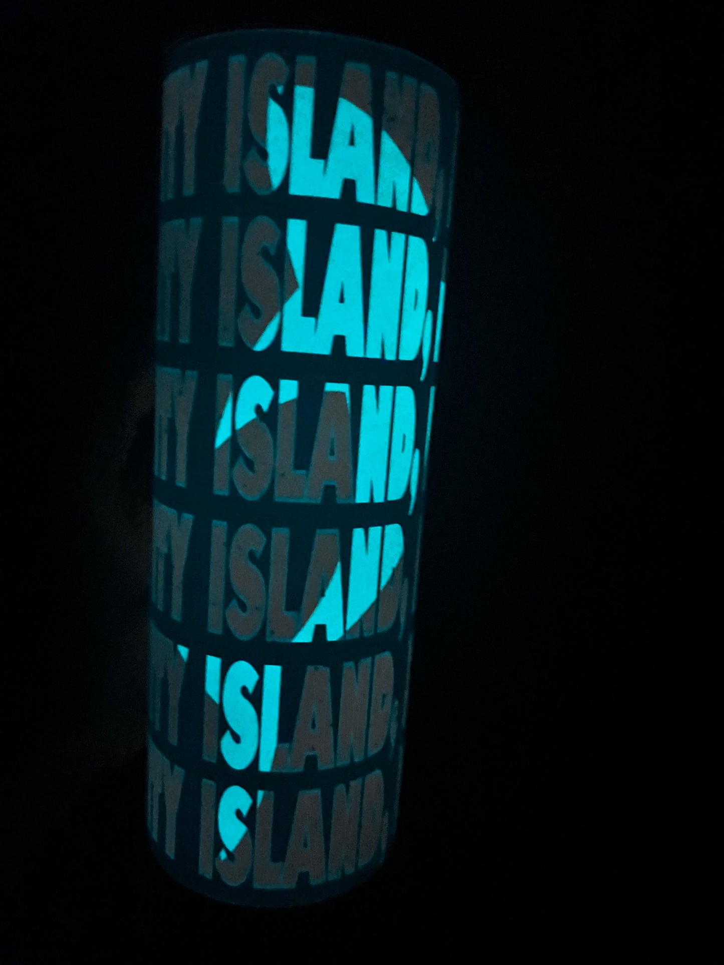 20oz Glow In the Dark Tumbler - Amity Island themed - Jaws themed