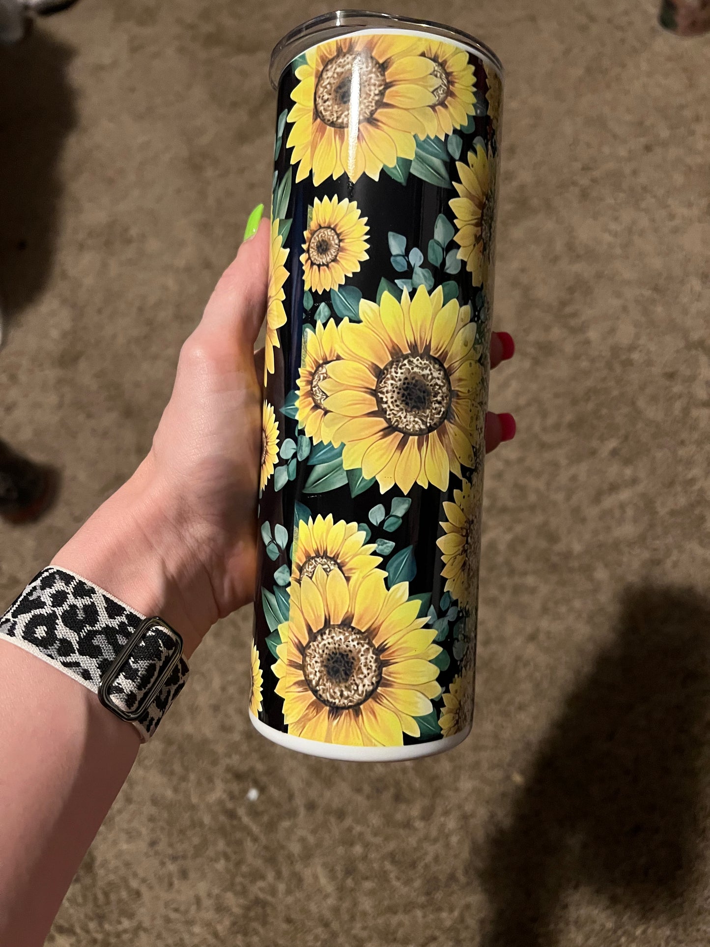 Nana sunflower tumbler