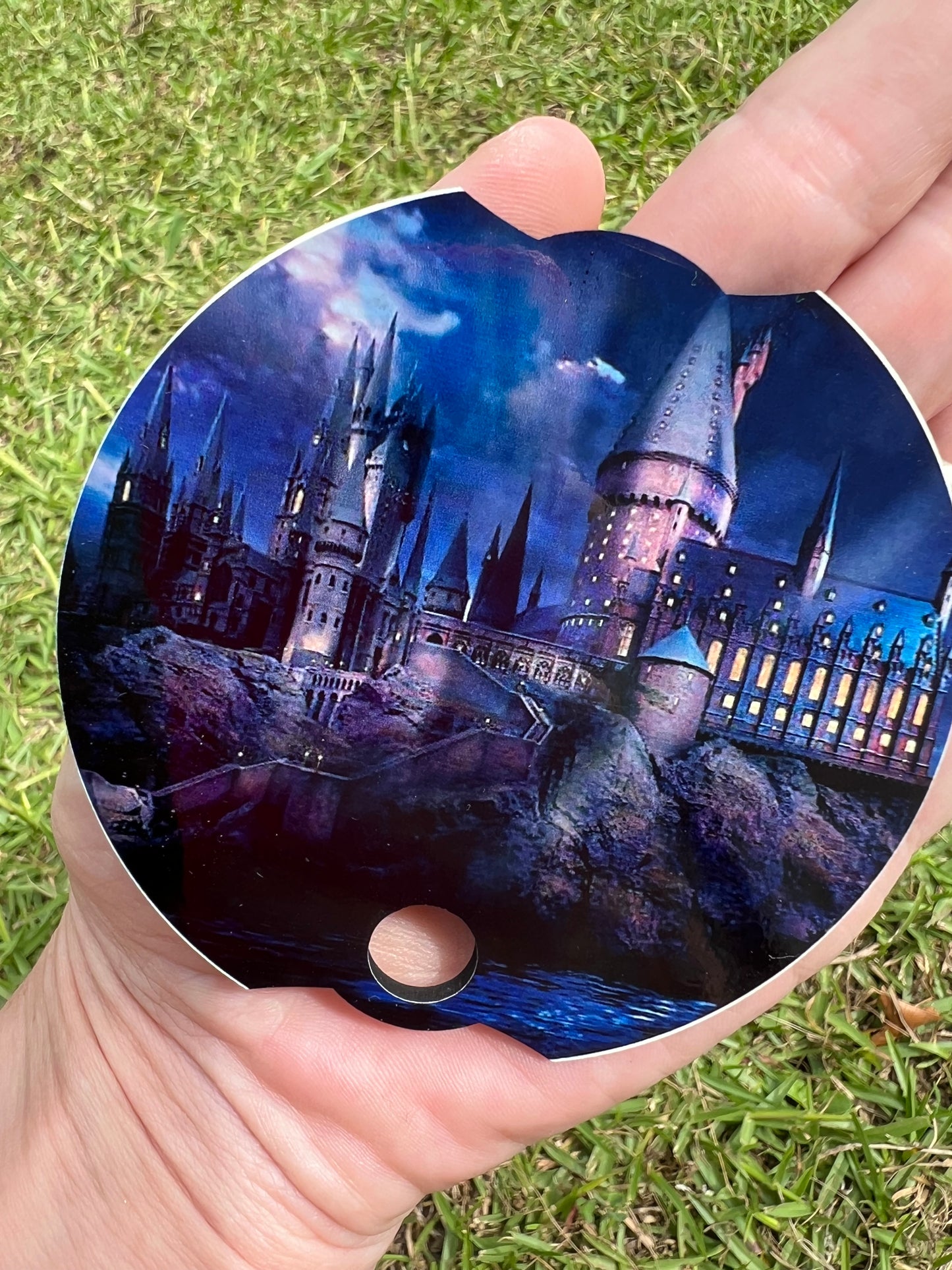 Wizardly Castle 40oz Tumbler Accessory/ topper/ name plate