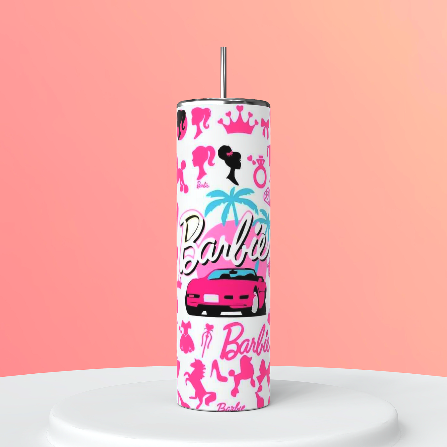 Barbs style 20oz Insulated tumbler- girly tumbler