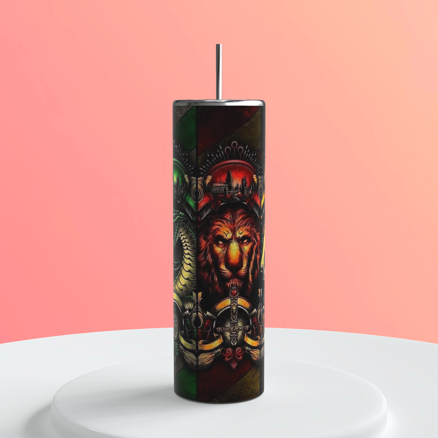 Wizarding World House Tumbler | Harry Potter featuring harry potter hogwarts house inspired artwork