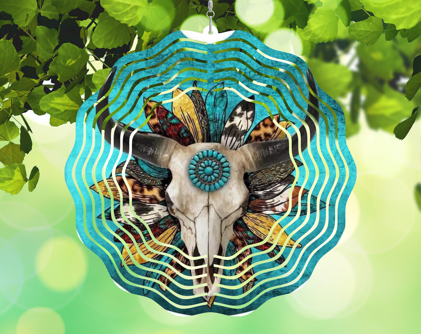 8 inch Western vibes Wind Spinner