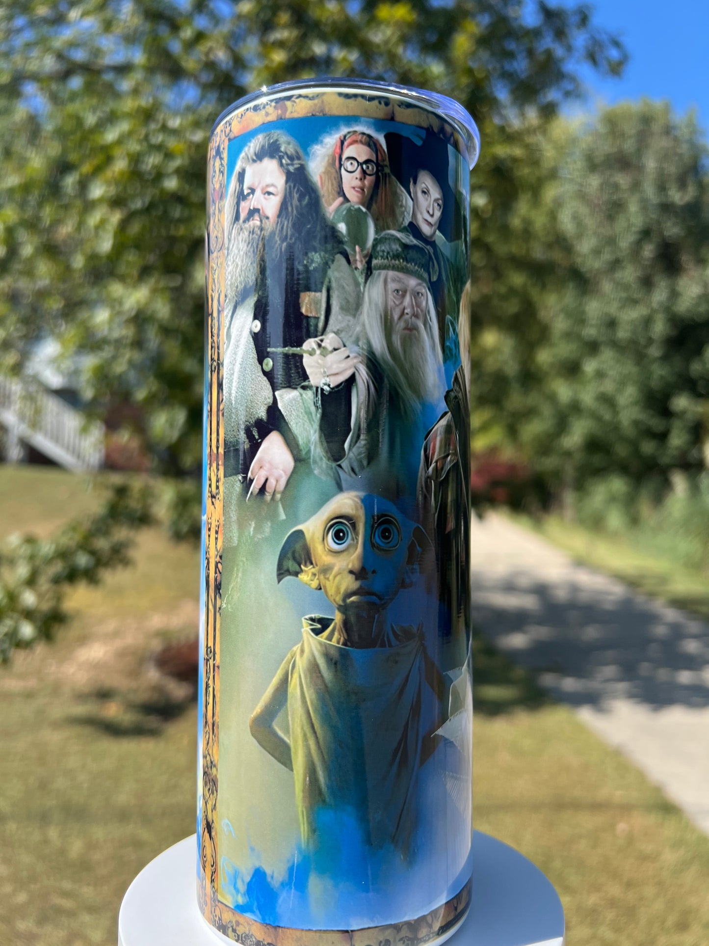 20oz Collage character tumbler