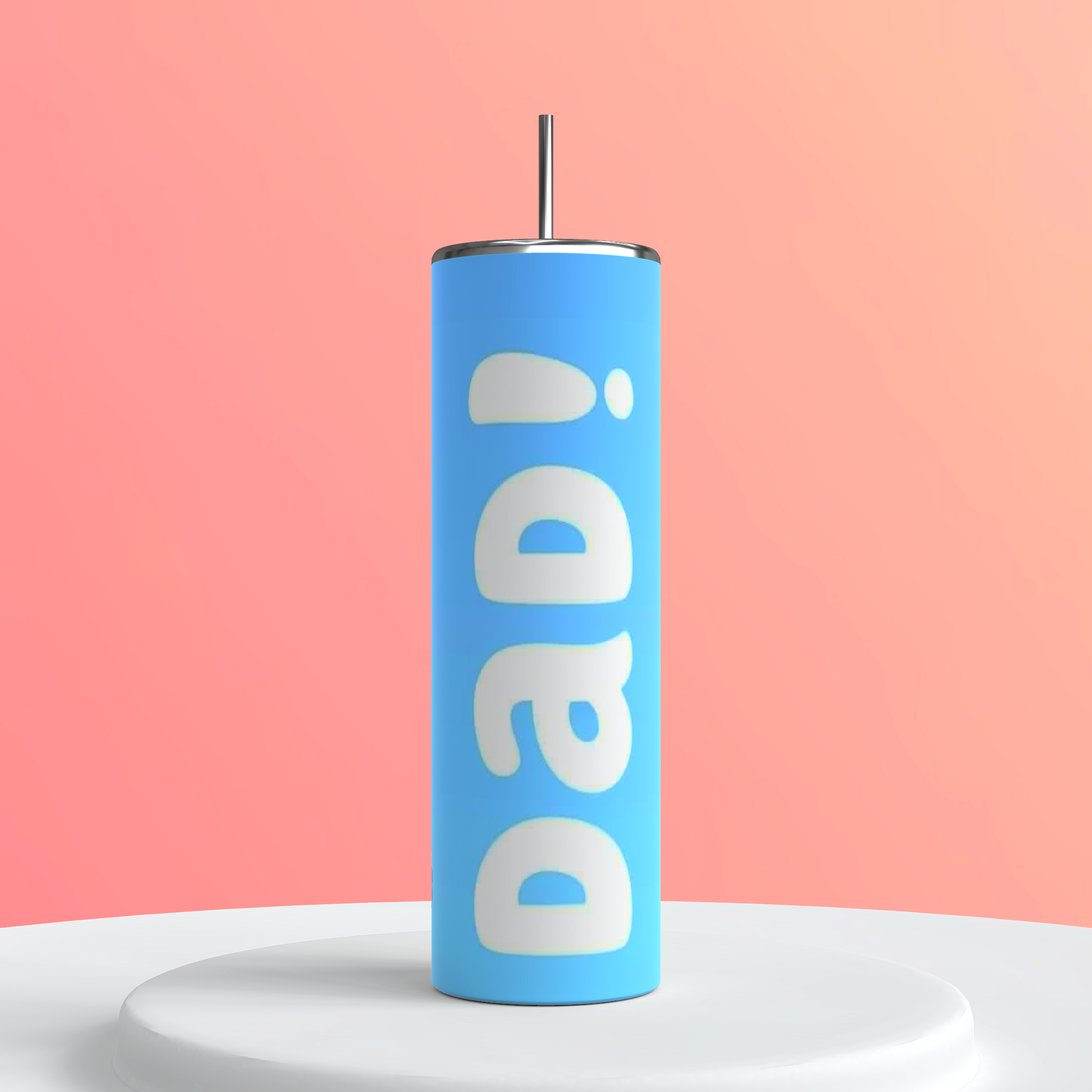 20oz Bluey Dad Tumbler | Dad Life featuring bluey dad inspired artwork
