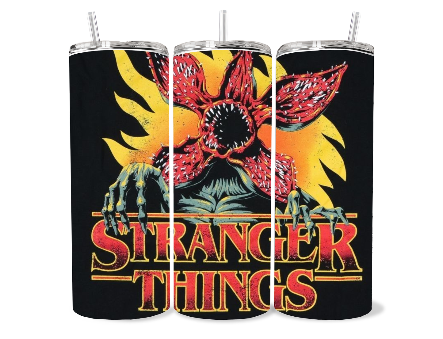 20oz Stranger Things Demogorgon tumbler