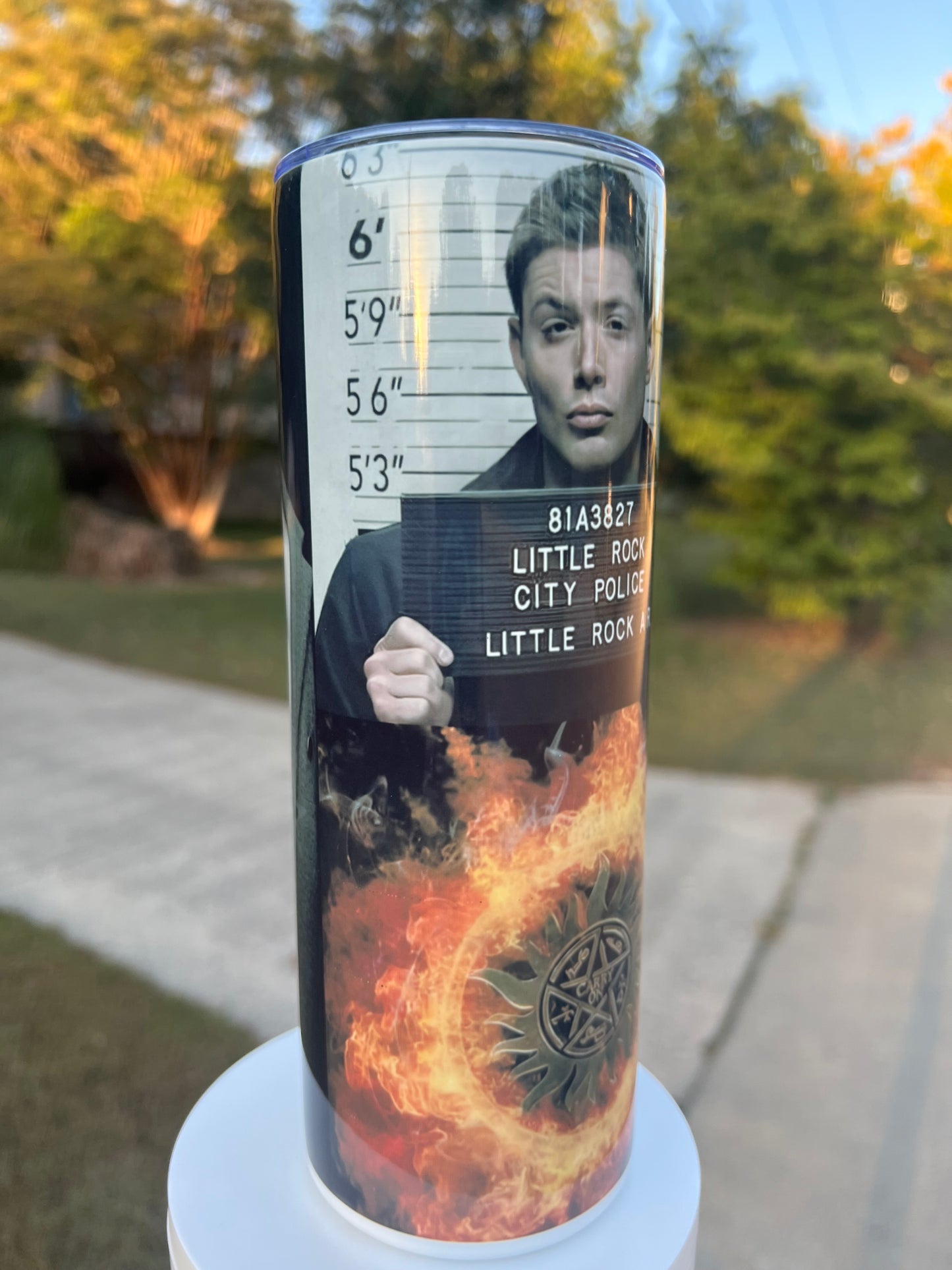 20oz Dean Winchester tumbler