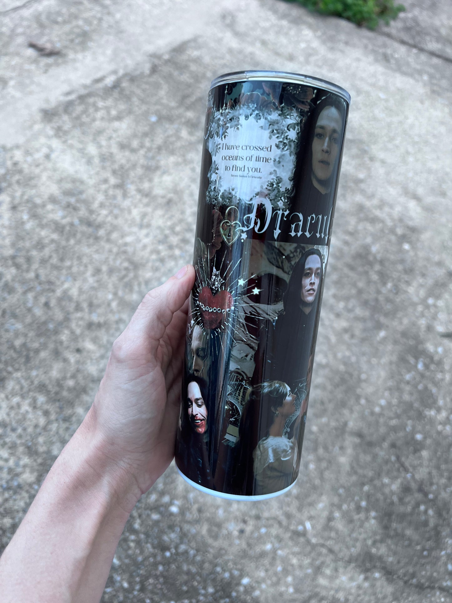 Romantic Gothic Dracula 2025 Movie Tumbler featuring fandom-inspired artwork