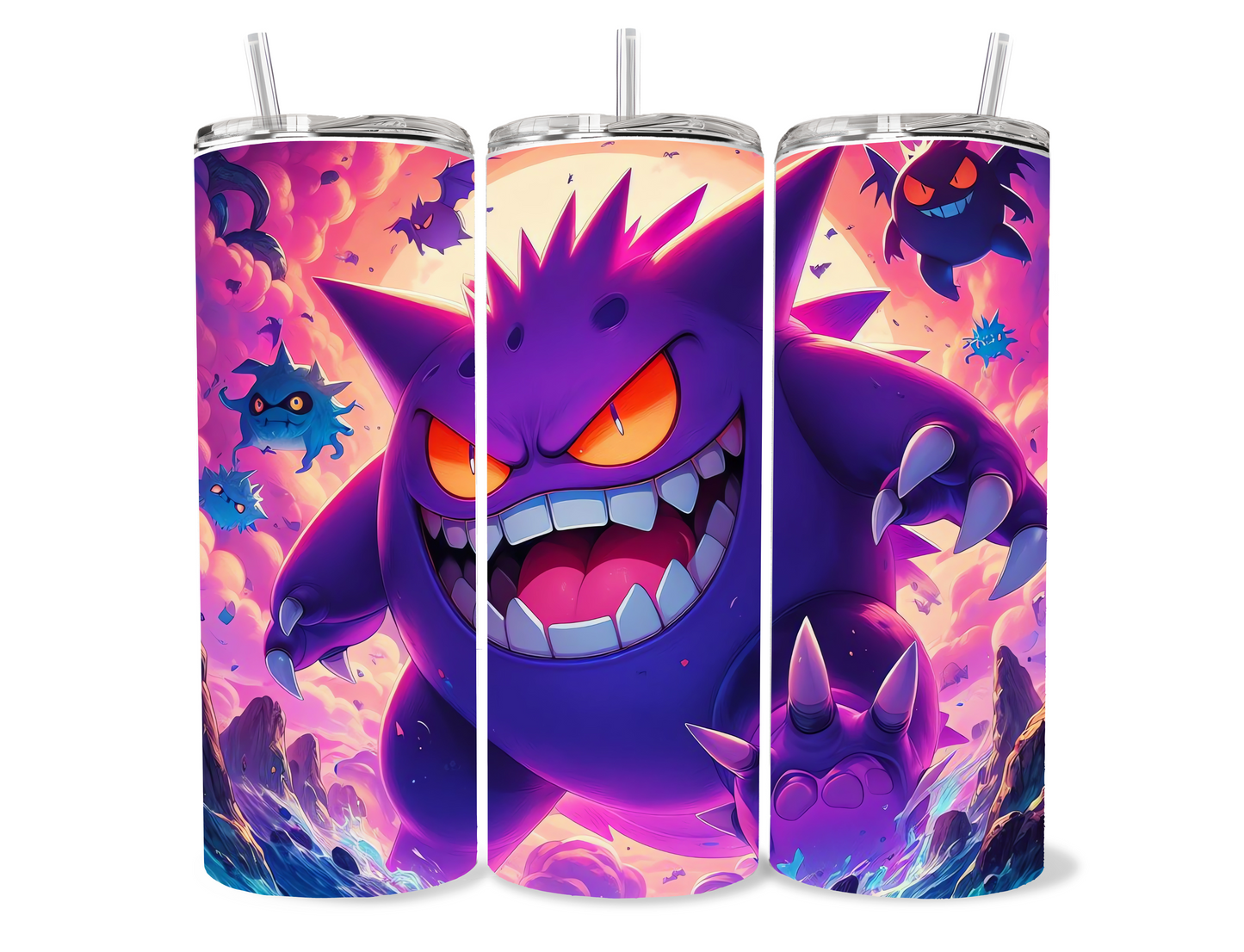 20oz Bright neon colored tumbler
