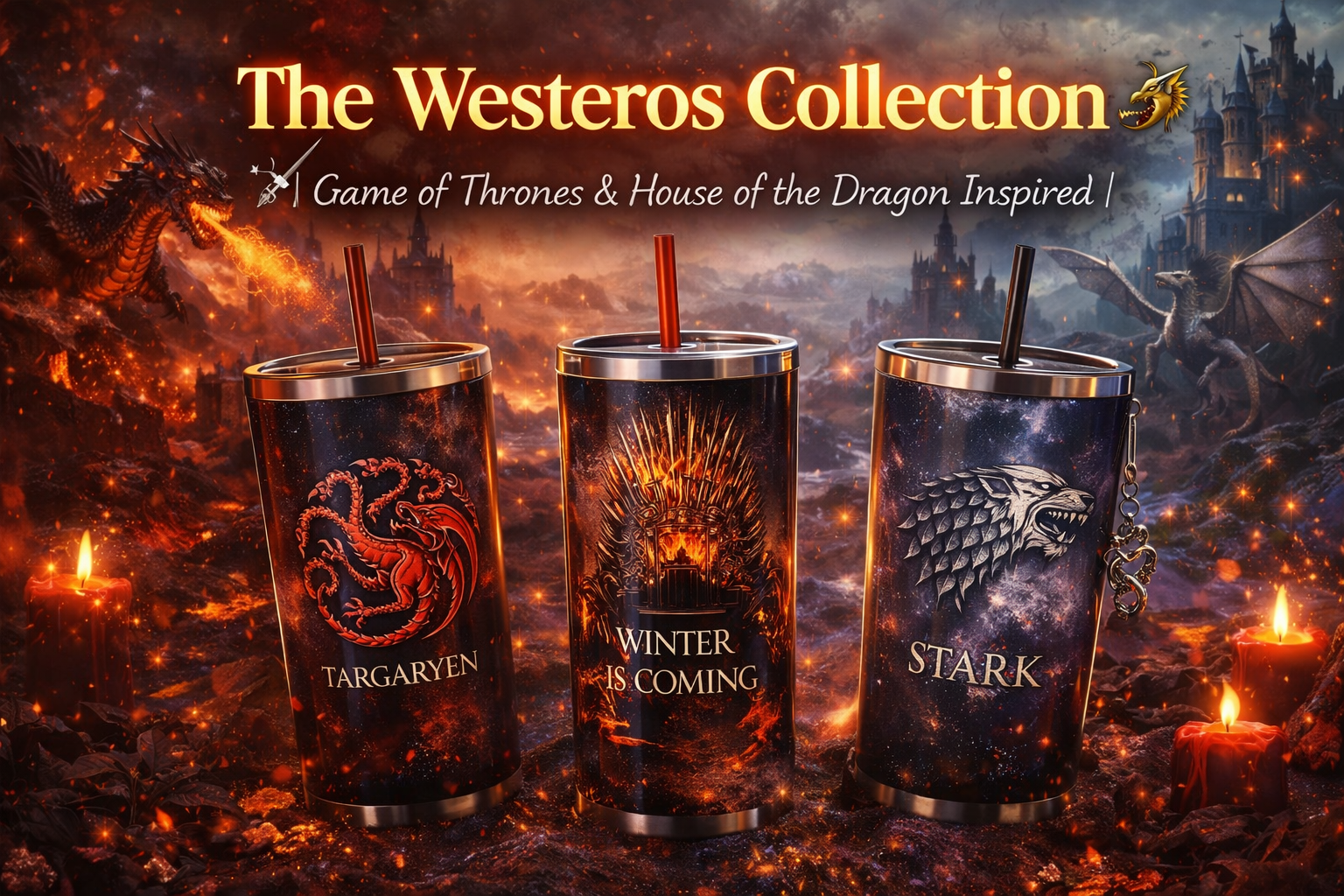 Game of Thrones Tumblers | Westeros Inspired Cups