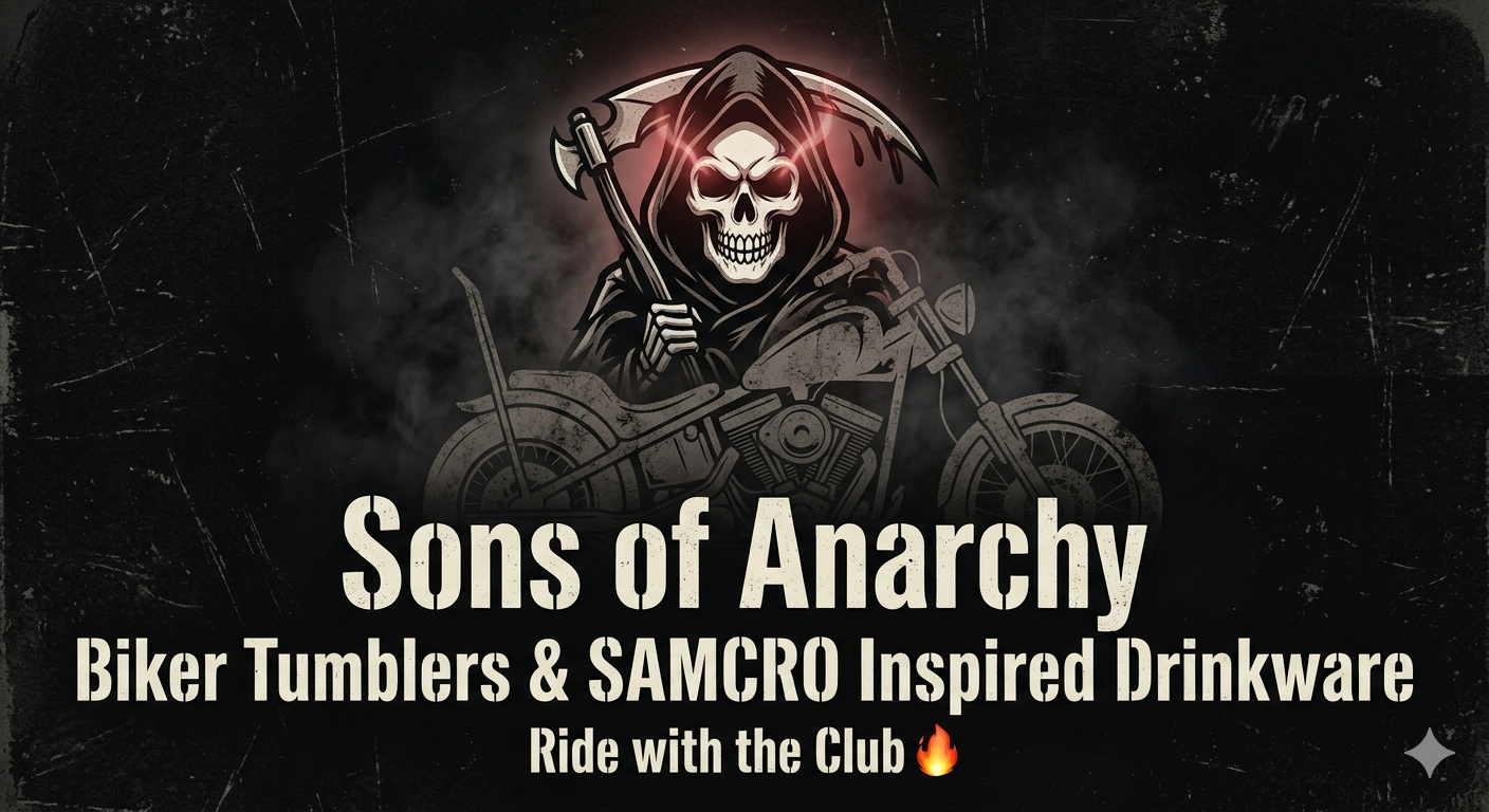 Sons of Anarchy Tumblers & Biker Drinkware | SAMCRO Inspired Cups