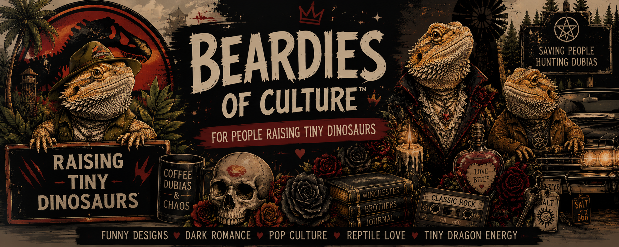 Beardies of Culture™ | Bearded Dragon Tumblers & Gifts