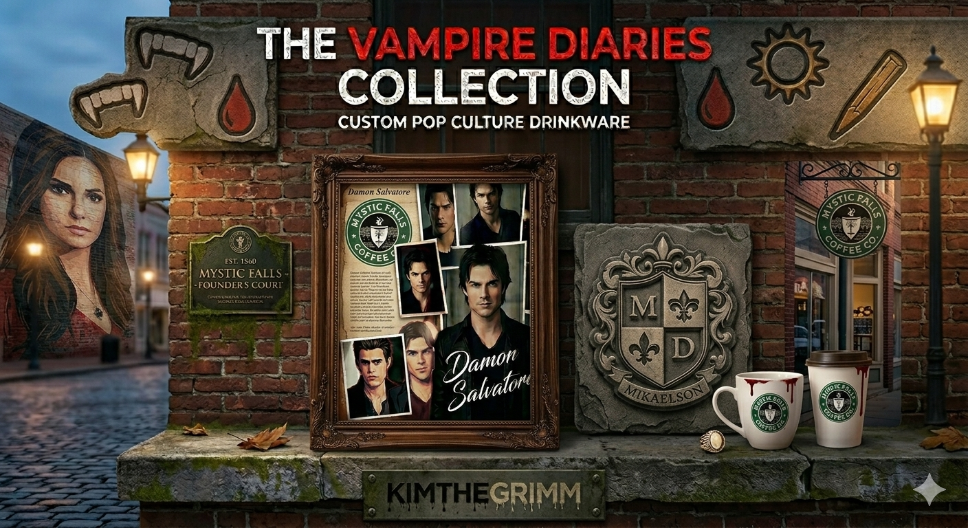 Vampire Romance Collection | Dark Aesthetic Tumblers & Gothic Drinkware