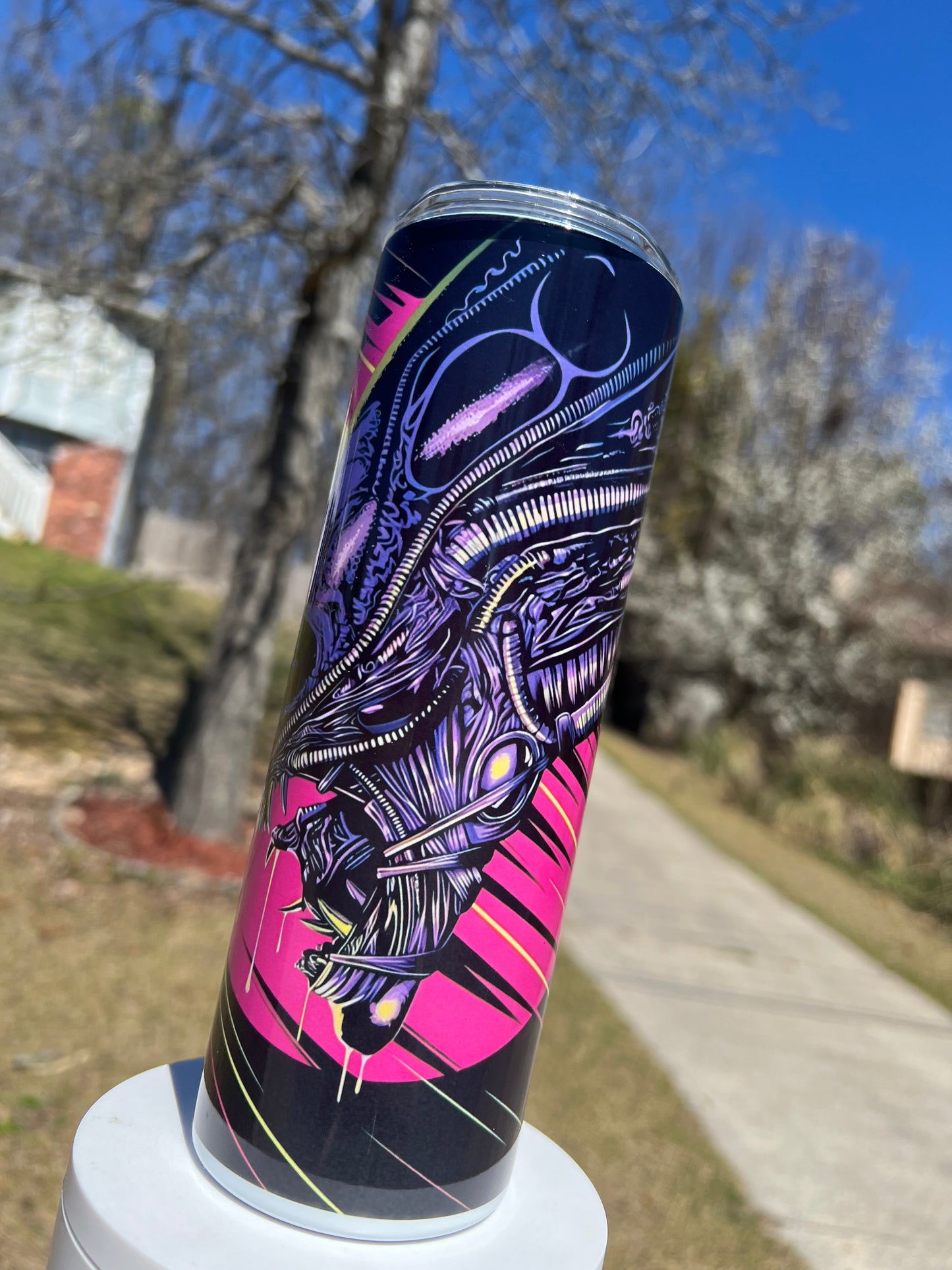 Xenomorph “Alien” tumbler - double walled insulated tumbler cup