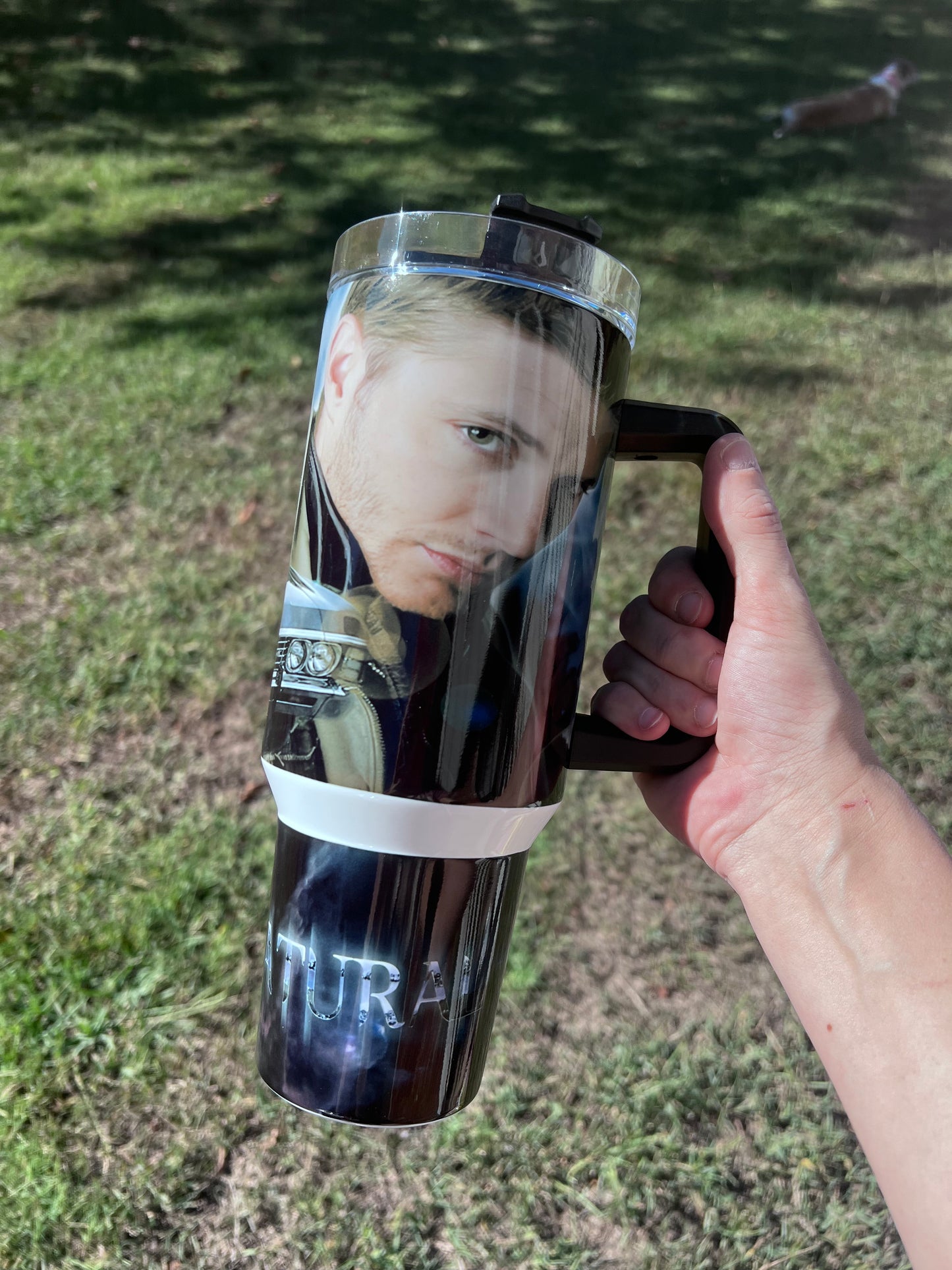 40oz Dean Winchester/ SPN/ Supernatural tumbler cup