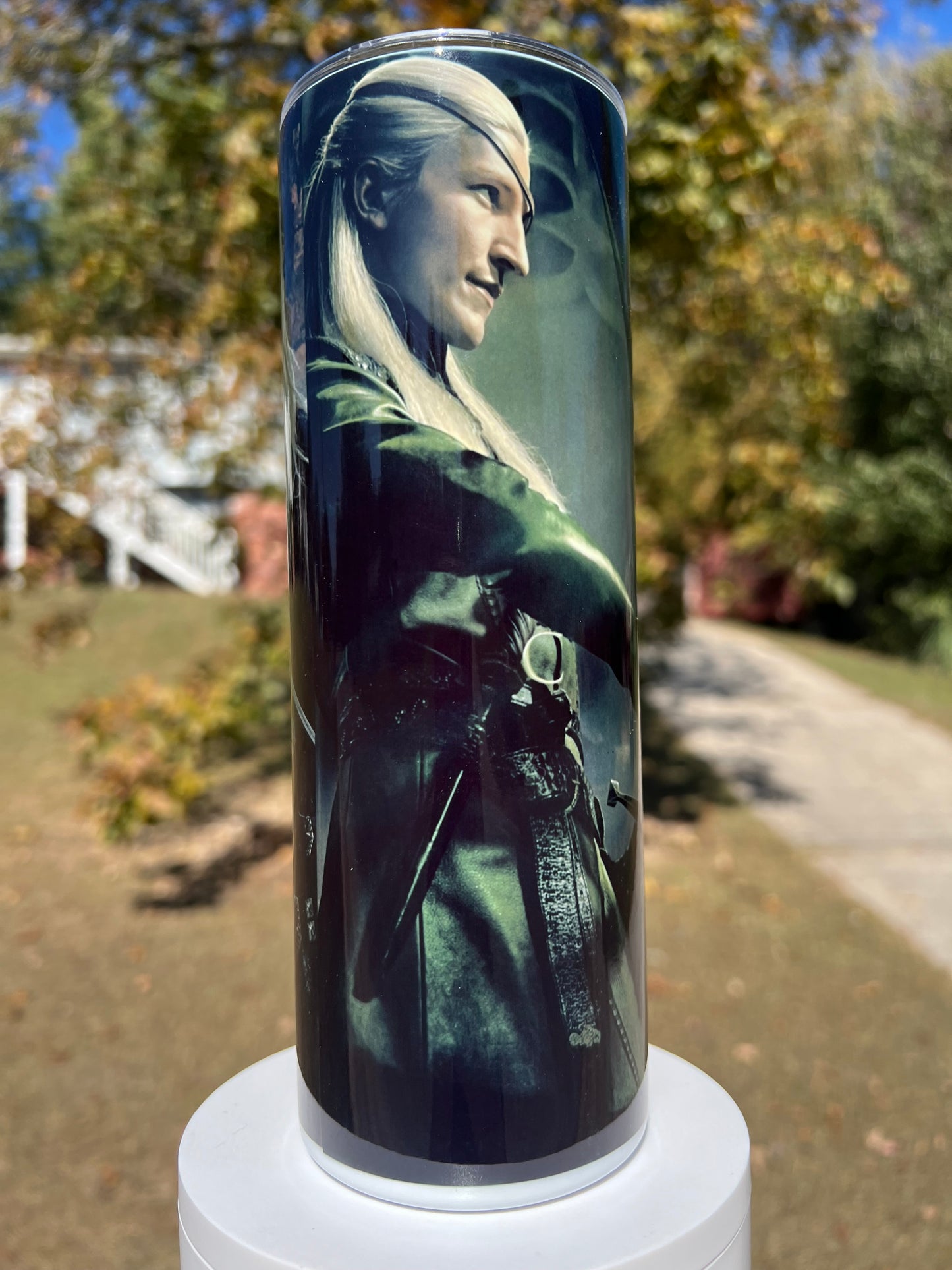Game of Thrones Targaryen Tumbler 20oz | Daemon & Aemond Cup | Dragon Aesthetic Fantasy Drinkware featuring the design artwork