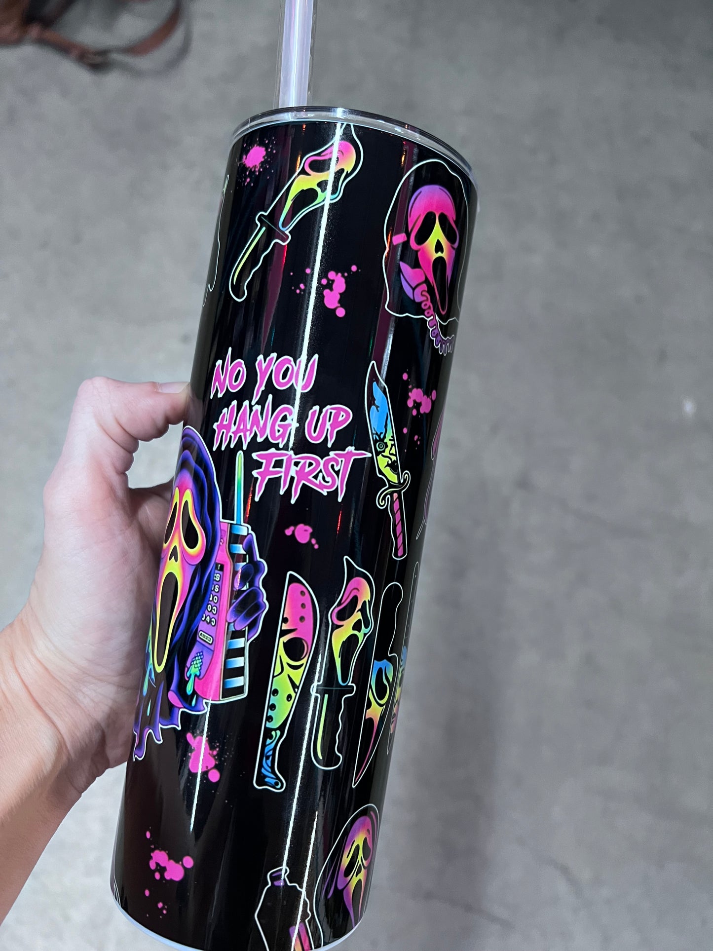 Ghostface Just the Tip 20oz Horror Tumbler
