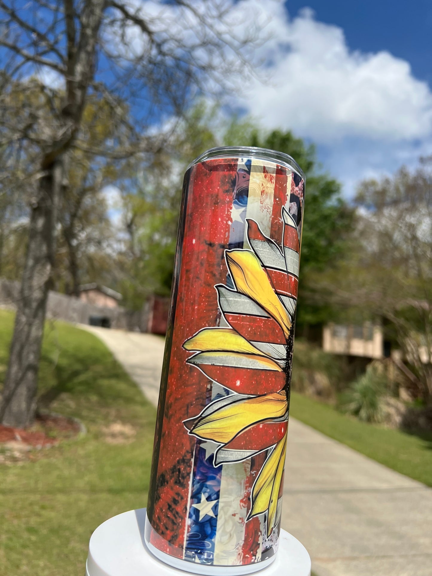 American Sunflower tumbler
