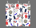 20oz Stranger Things themed tumbler cup