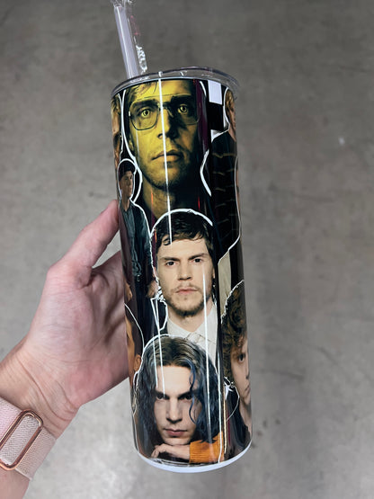 Evan Peters Characters Tumbler Normal People Scare Me | Horror Stainless Steel Cup⁠