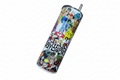 Cartoon Network nostalgia tumbler featuring classic cartoon characters including Pokémon, Rugrats, Looney Tunes, Mickey Mouse, Dragon Ball, Naruto, The Simpsons, Dexter’s Laboratory, and more.