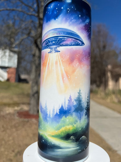 20oz UFO Tumbler | Alien Aesthetic featuring ufo alien mystery inspired artwork