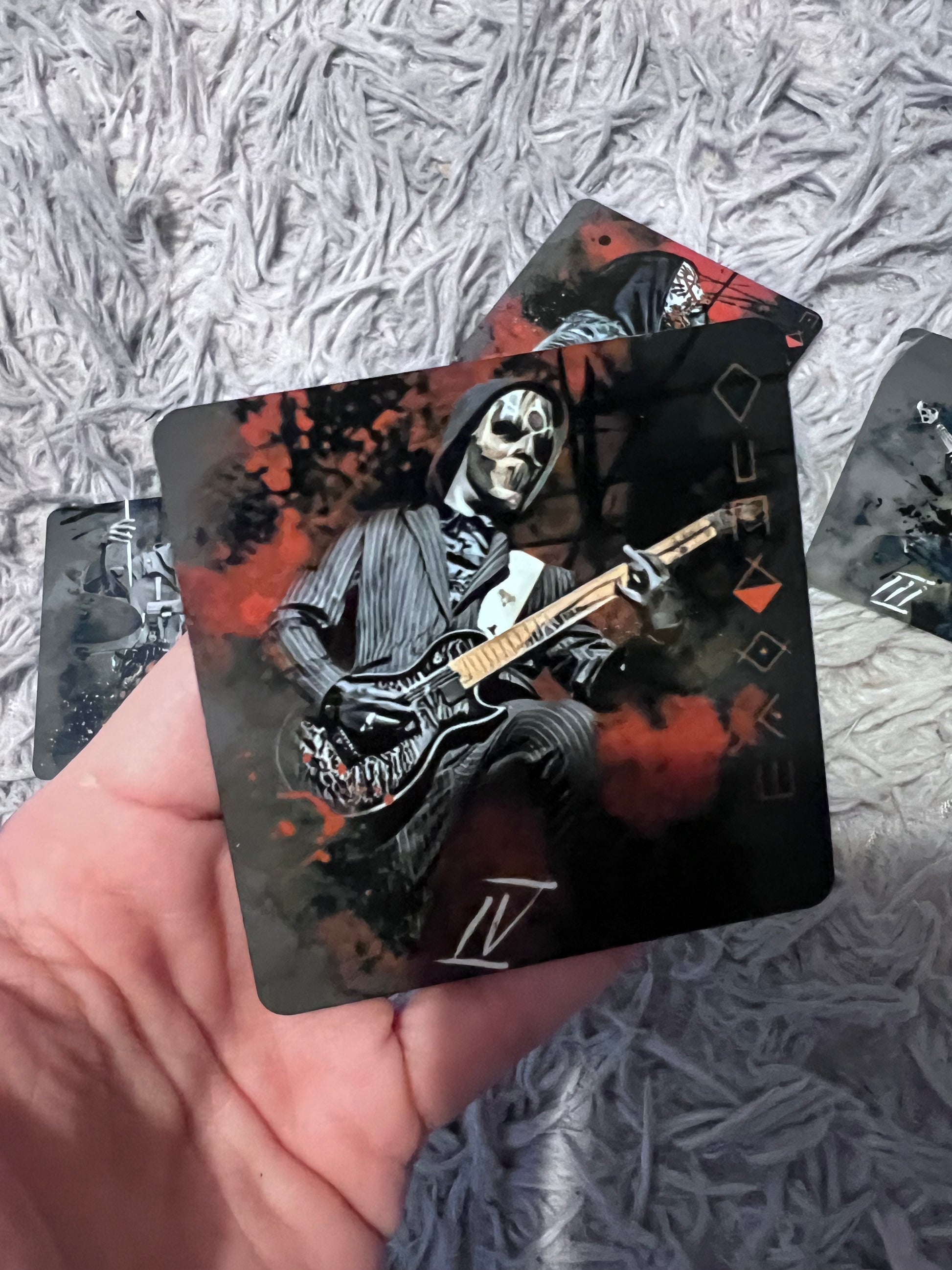 Sleep Token 3x3 Fridge Magnet Set featuring fandom-inspired artwork