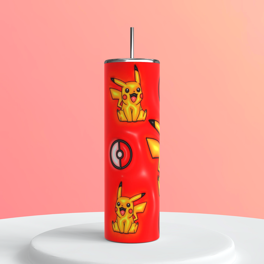 Pikachu pokemon red tumbler