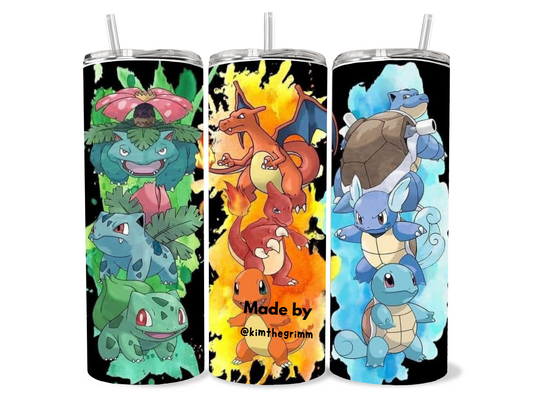Starter- Full Pokémon 20oz tumbler
