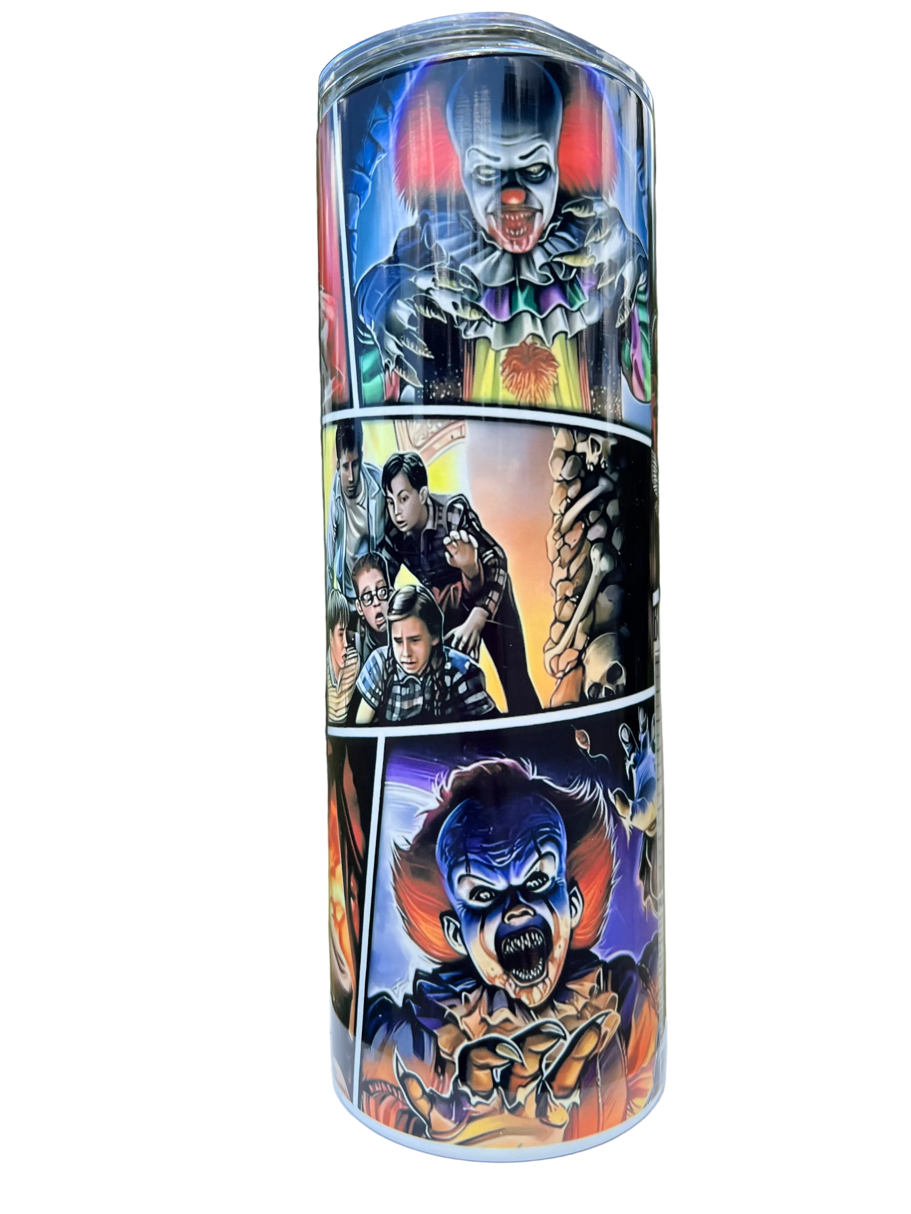 20oz Pennywise IT Movie Tumbler | Horror Clown Stainless Steel Travel Cup
