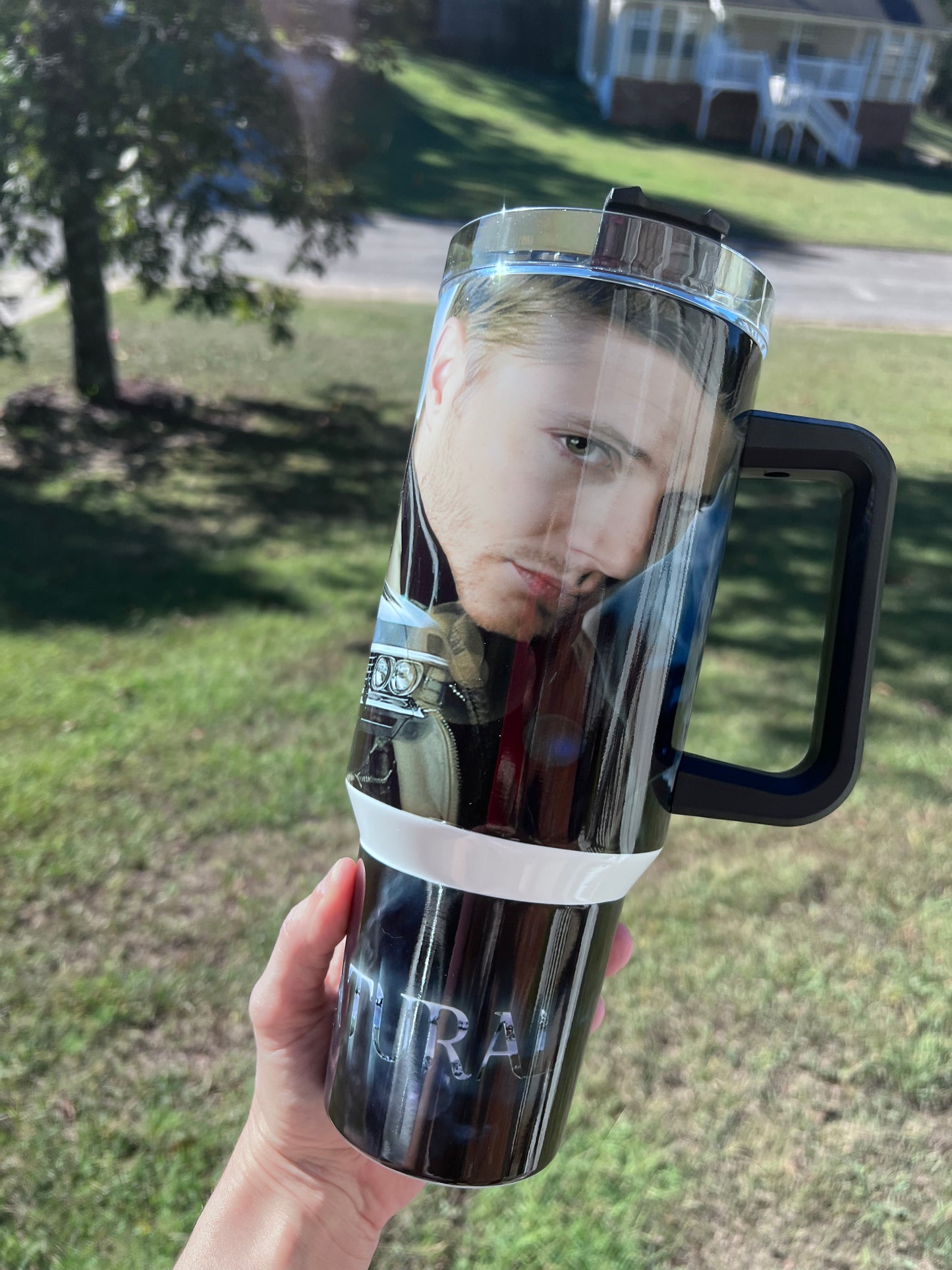 40oz Dean Winchester/ SPN/ Supernatural tumbler cup
