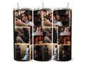 “Dracula: A Love tale “ themed collage tumbler cup