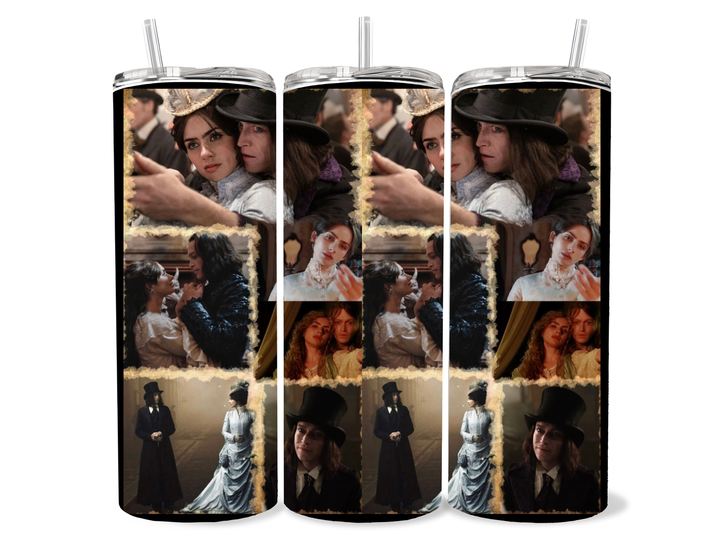 Dracula: A Love Tale Collage Tumbler featuring fandom-inspired artwork