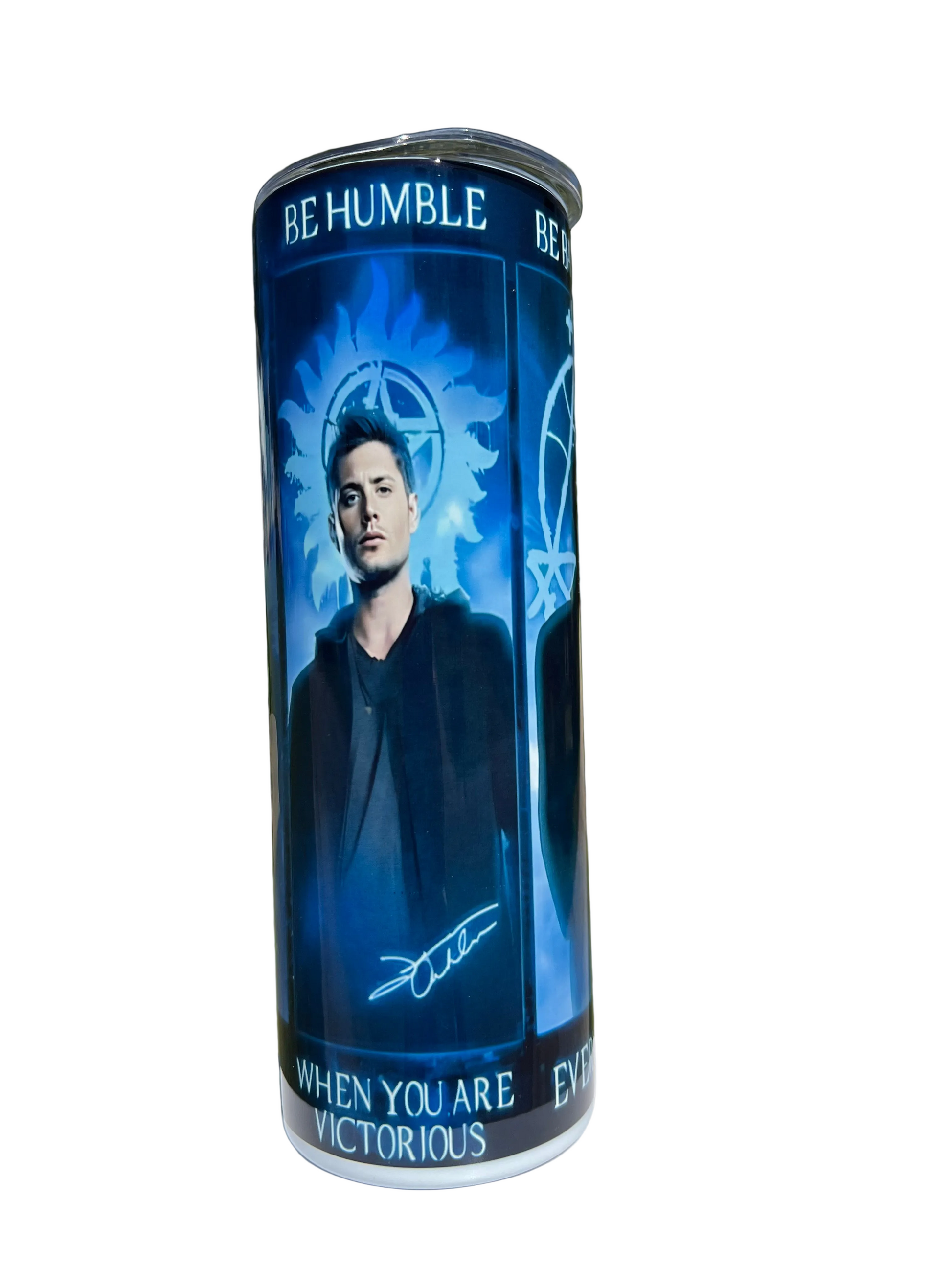 20oz Supernatural Hunter Tumbler featuring supernatural hunter aesthetic inspired artwork