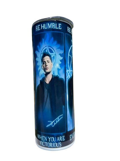 20oz Supernatural Hunter Tumbler featuring supernatural hunter aesthetic inspired artwork
