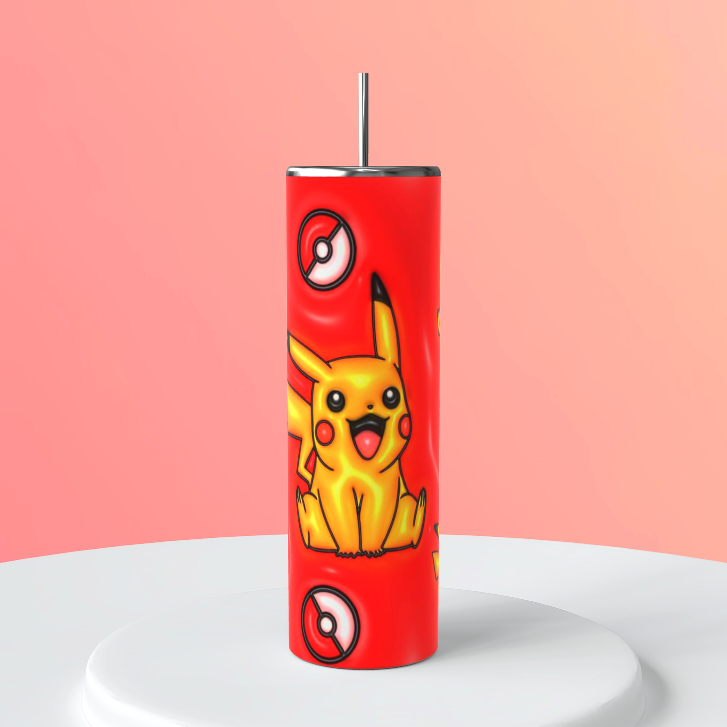 Pikachu pokemon red tumbler