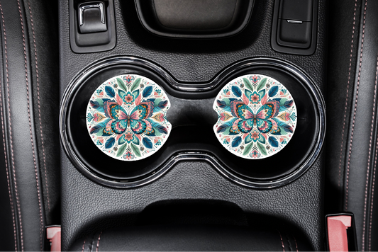 Butterfly Car Coaster set