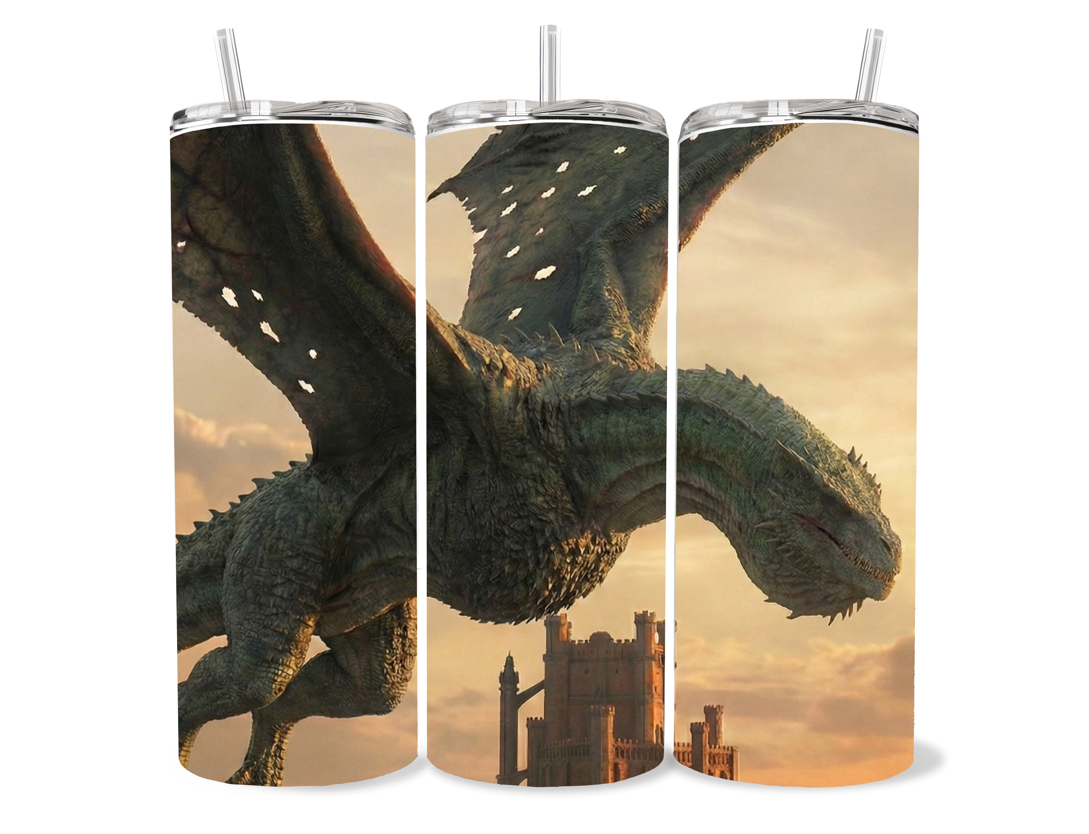 dragon tumbler 20oz house targaryen game of thrones fantasy cup
