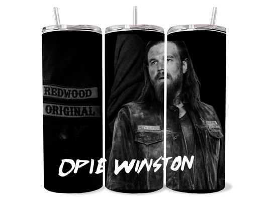 SOA- Sons of Anarchy - Opie Winston tumbler cup - stainless steel cup