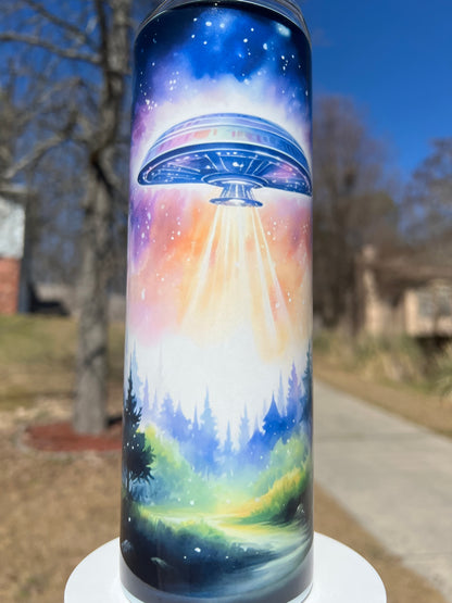 20oz UFO Tumbler | Alien Aesthetic featuring ufo alien mystery inspired artwork