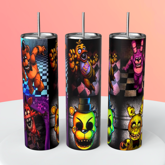 FNAF 20oz stainless steel tumbler