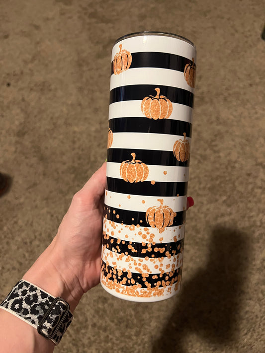 Pumpkin Tumbler | Fall & Halloween featuring pumpkin fall halloween inspired artwork