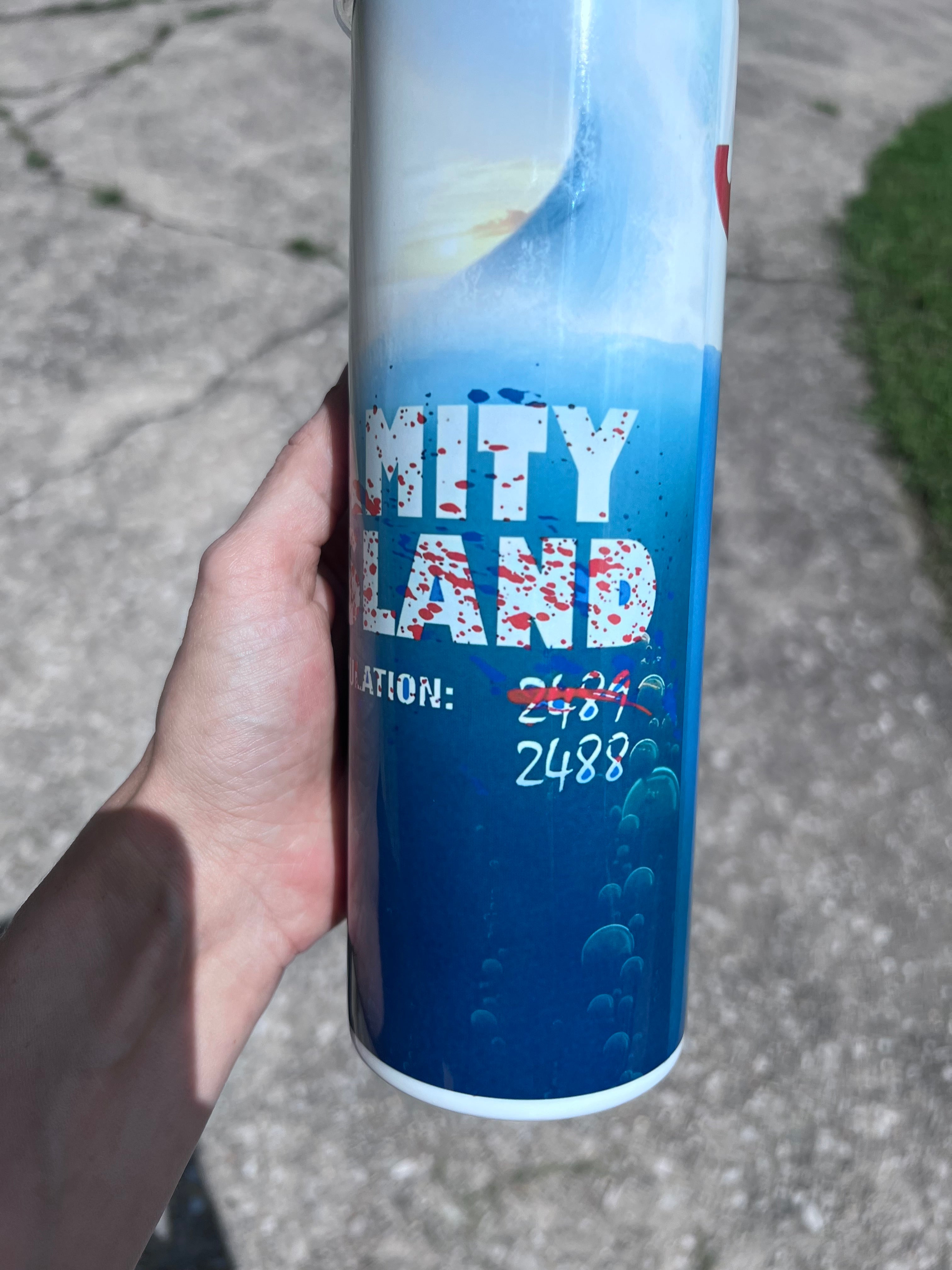 Amity island population Jaws tumbler