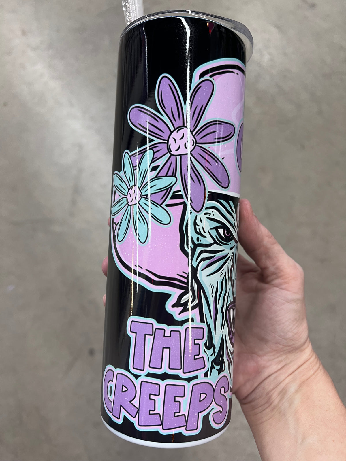 Jeepers Creepers "People Give Me The Creeps" 20oz Skinny Tumbler