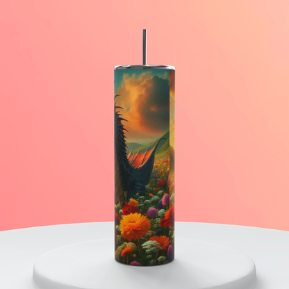 Dragon Tumbler | Fantasy Fandom featuring dragon fantasy inspired artwork