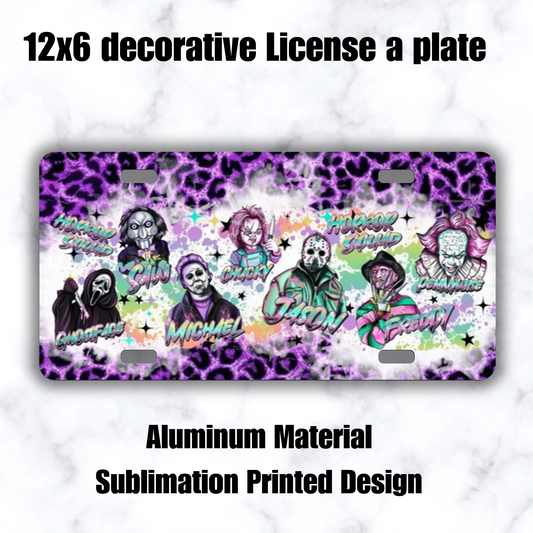 Horror Squad License plate