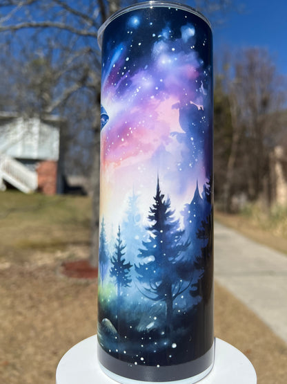 20oz UFO Tumbler | Alien Aesthetic featuring ufo alien mystery inspired artwork