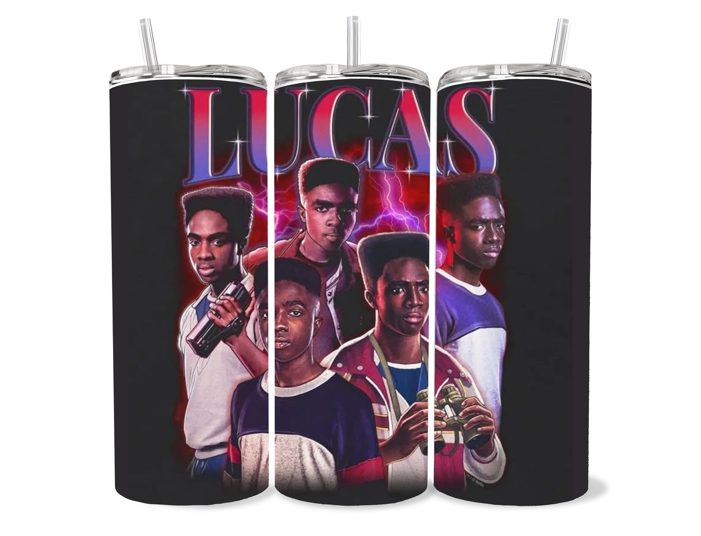 20oz Stranger things “character ” themed tumbler cup