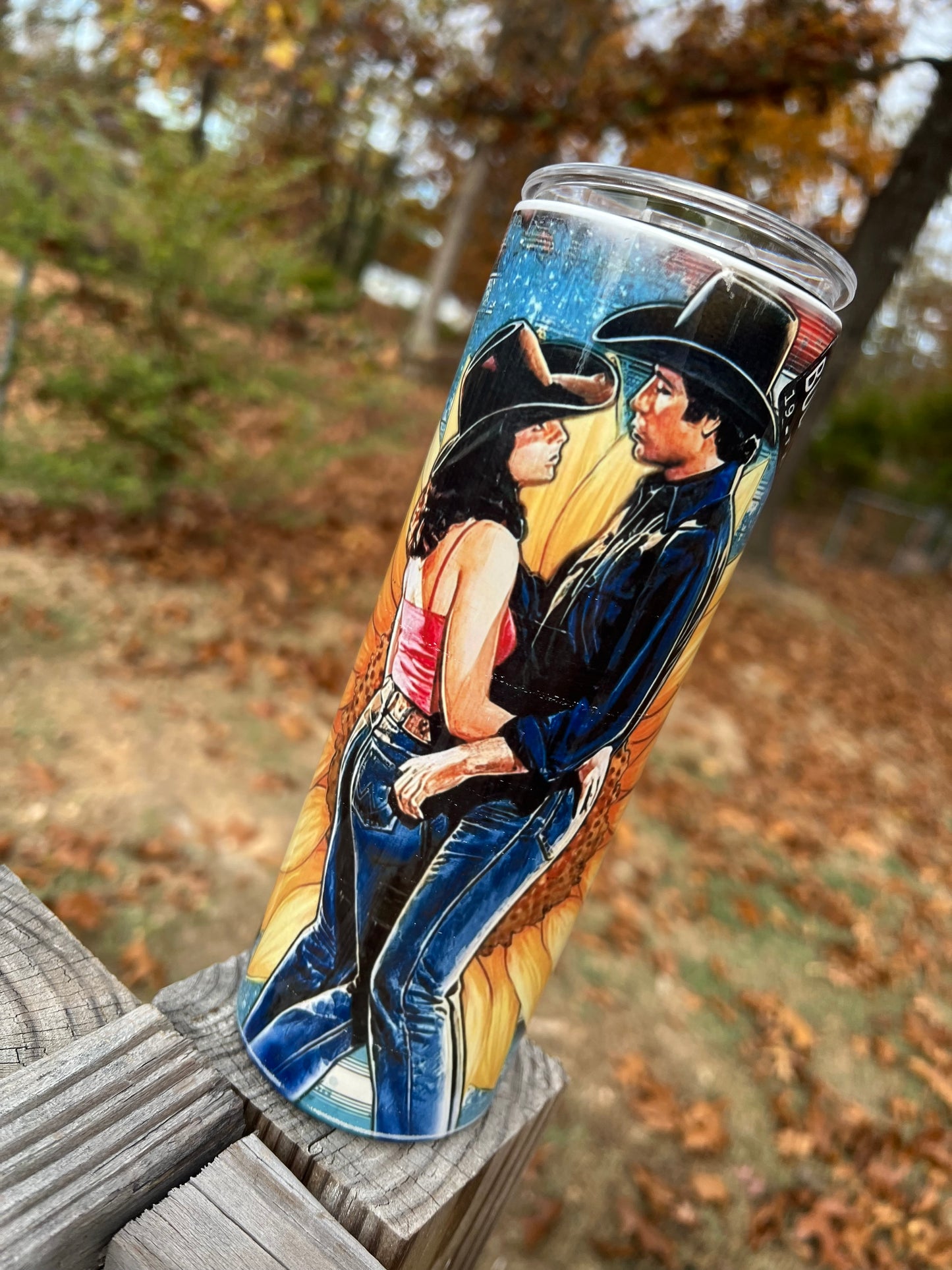 20oz Bud and Sissy “Urban Cowboy” tumbler