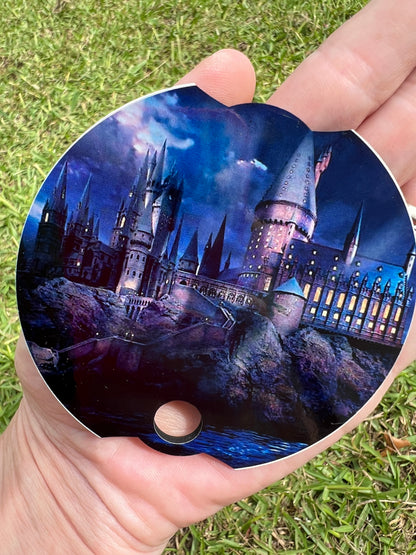 40oz Wizard Castle Tumbler Topper | Harry Potter featuring harry potter wizard castle inspired artwork